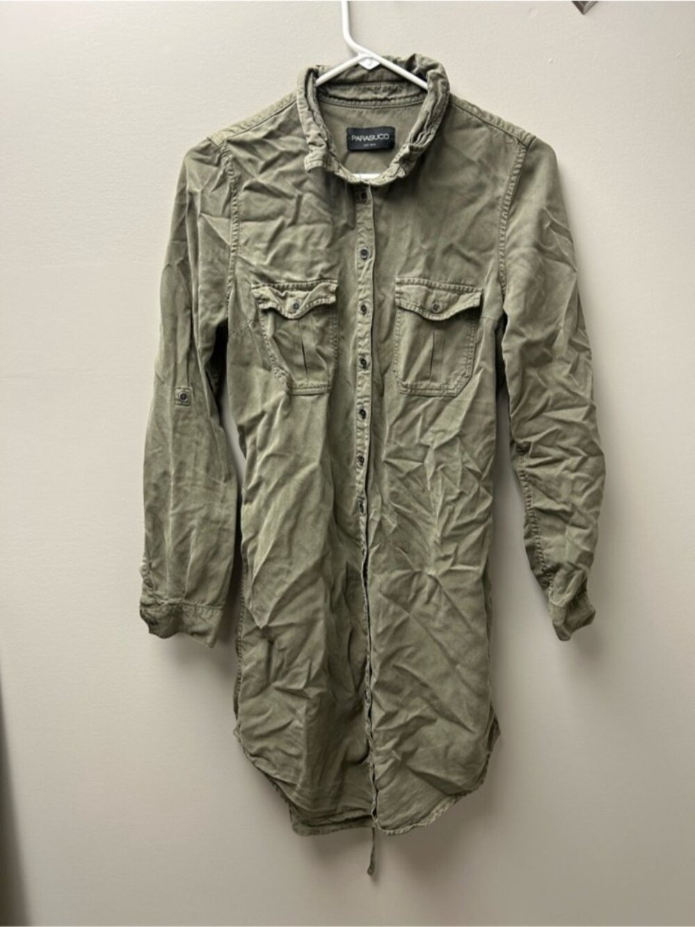 Parasuco Women’s‎ Olive Green Button Down Dress